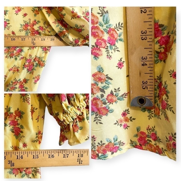 New Faithfull‎ the Brand Dress Tonia Mini Dress, SIZE US 8, Yellow - Picture 12 of 13